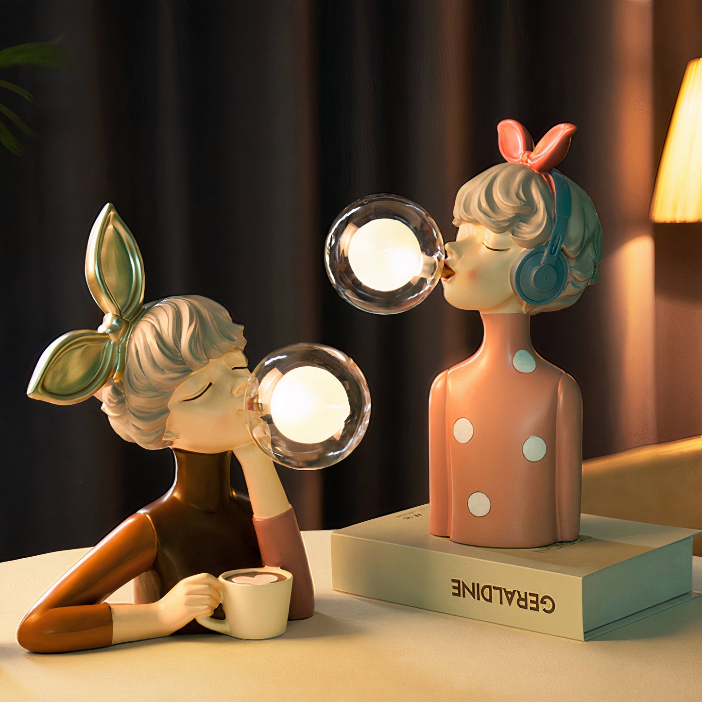 LUMINAIRE – Handcrafted Artistic Table Lamp
