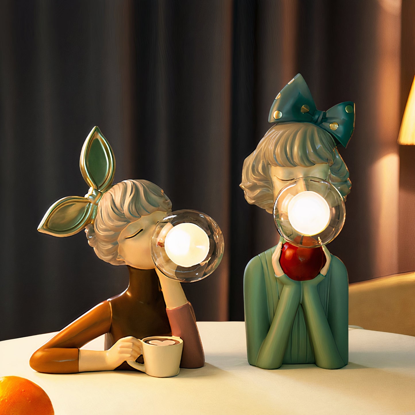 LUMINAIRE – Handcrafted Artistic Table Lamp