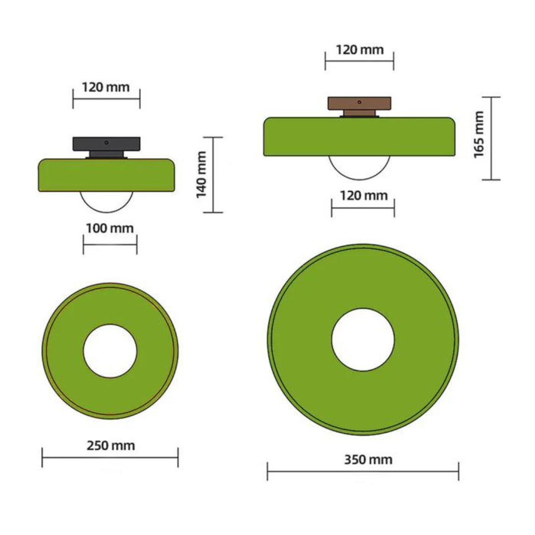 LUMINAIRE – Modern Round Ceiling Light Fixture