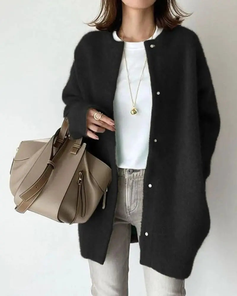 Luxurious Wool & Mohair Women's Cardigan