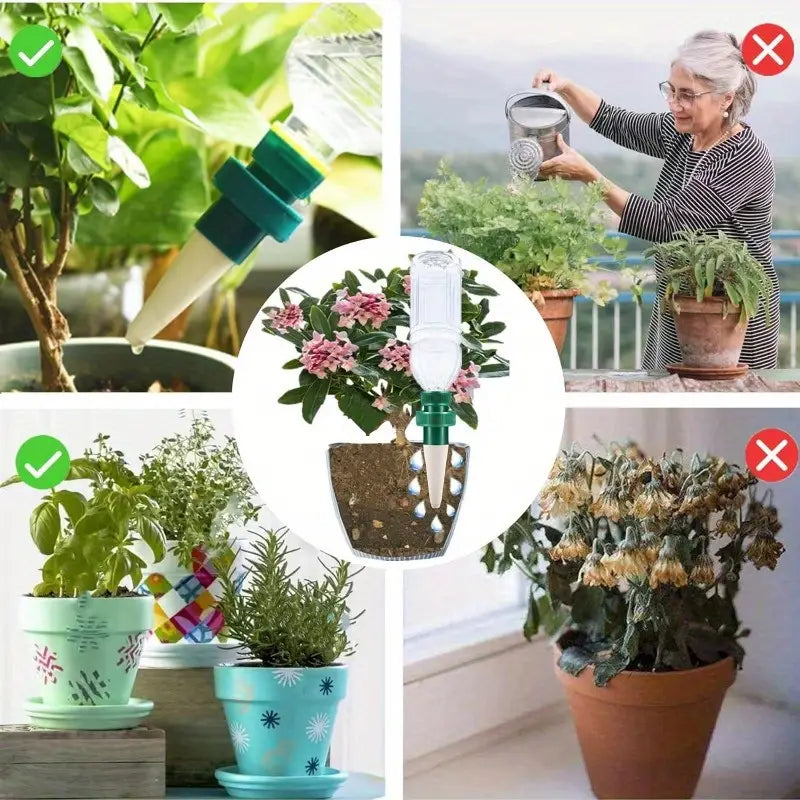 Effortless Self-Watering System for Plants
