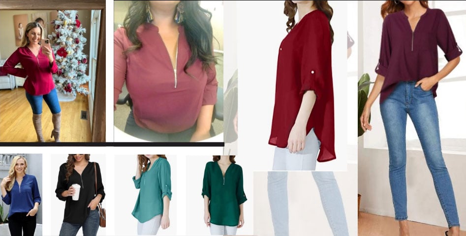 Maxime™ Stylish Loose Long Sleeve Blouse