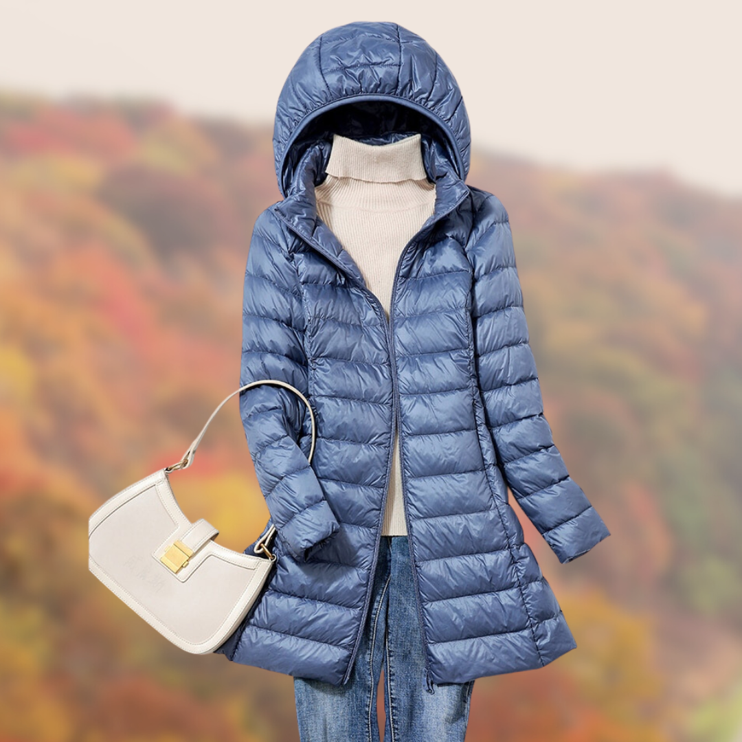 Elegant Ultra-Lightweight Down Jacket for Women