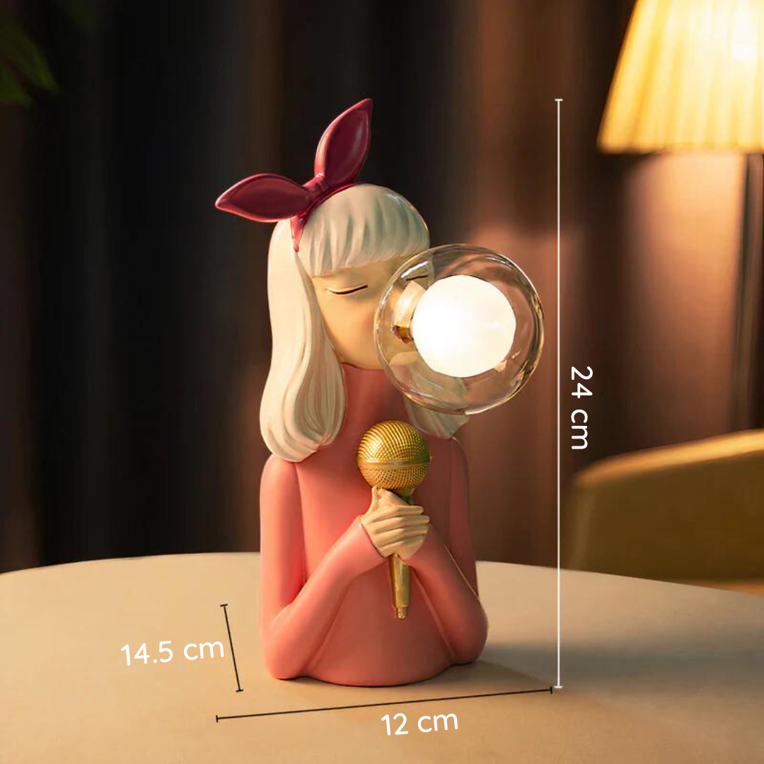 LUMINAIRE – Handcrafted Artistic Table Lamp