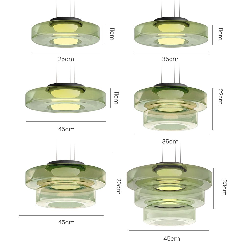 LUMINAIRE – Bauhaus-Inspired Glass Pendant Light