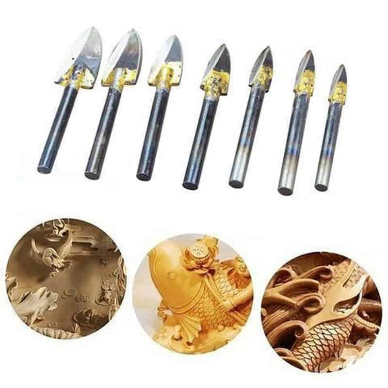 WOODCRAFT PRO – Premium Wood Carving Drill Bit Set