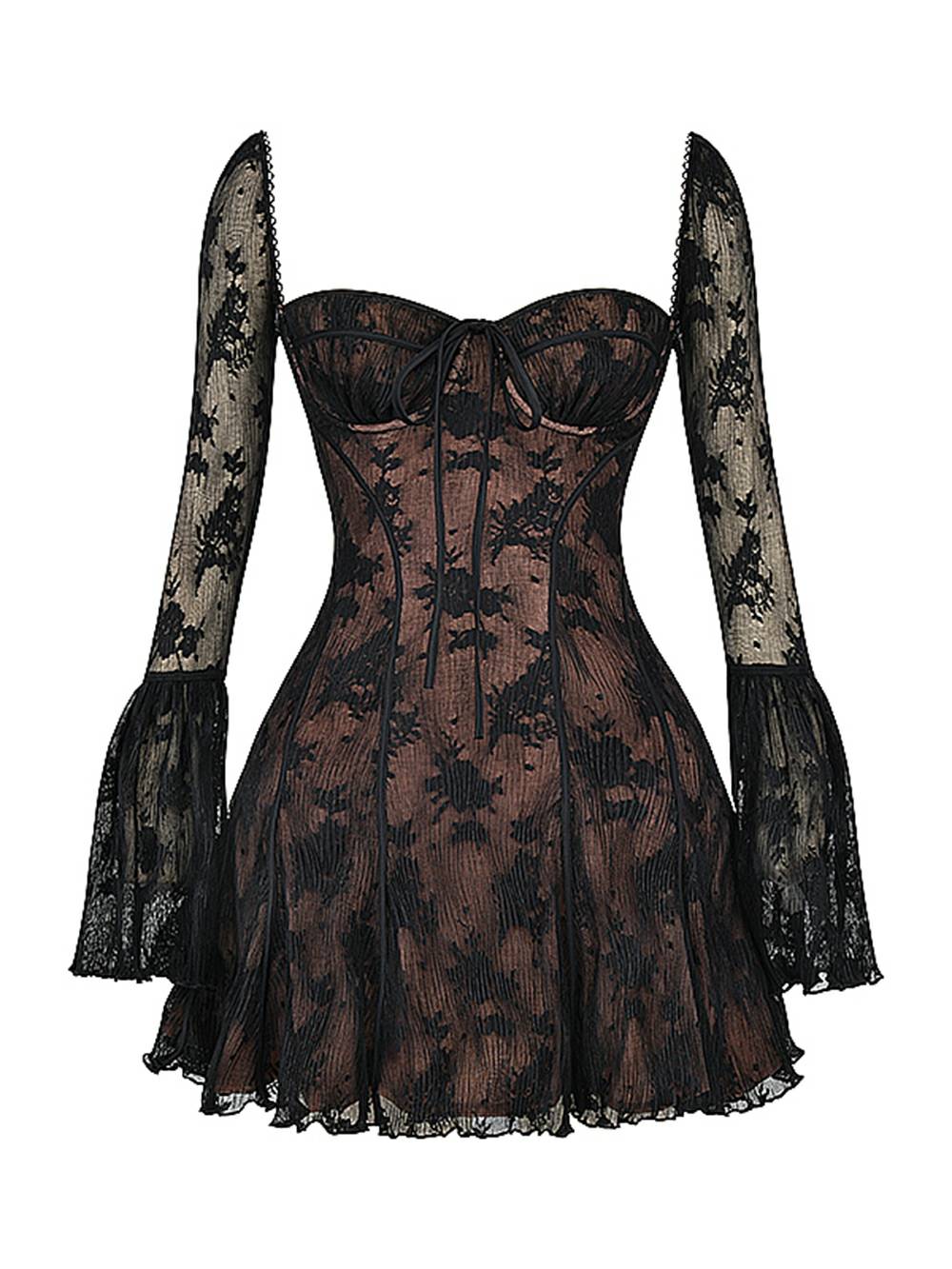 Elegant Luxury Lace Corset Dress