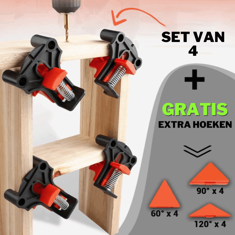 CLAMPMASTER – Precision Corner Clamping Set for Woodworking