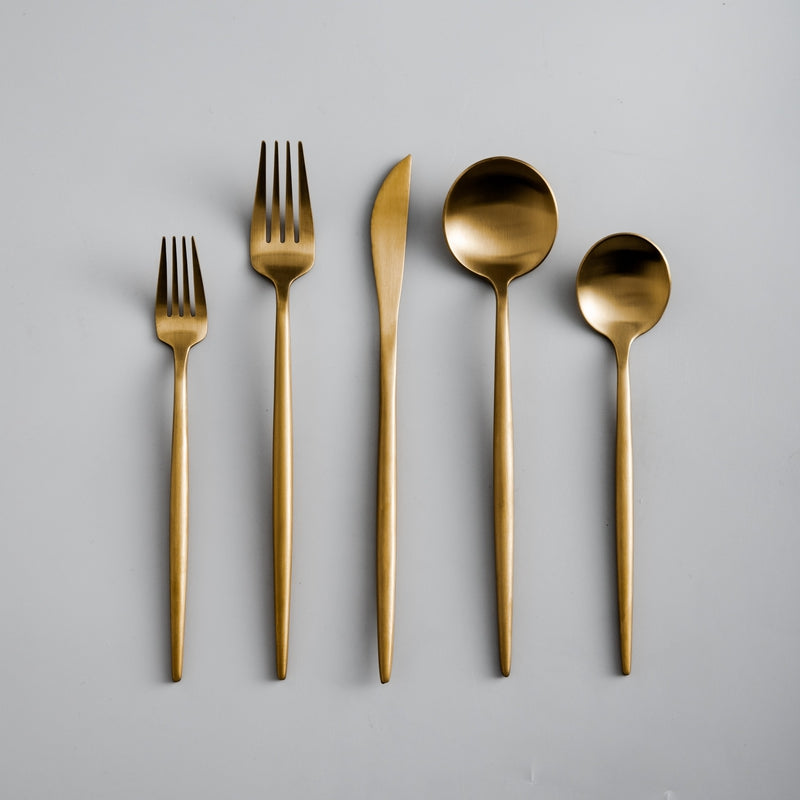 Elegant Minimalist Stainless Steel Cutlery Set
