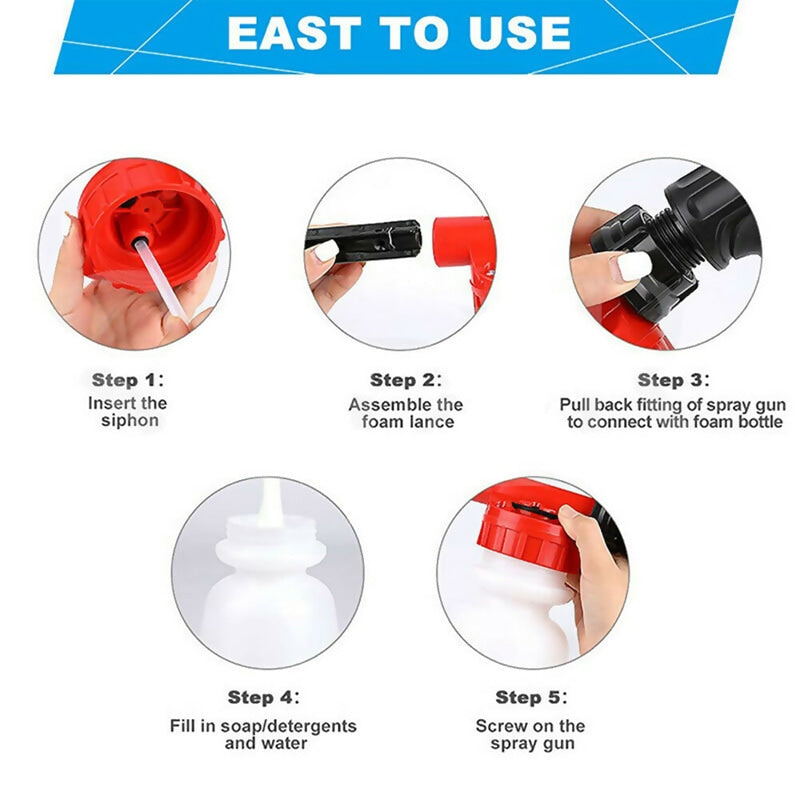 High-Pressure Foam Sprayer for Effortless Cleaning