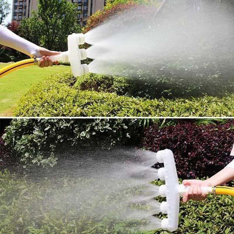 AQUA MIST – Versatile 3/5-Head Garden Sprinkler