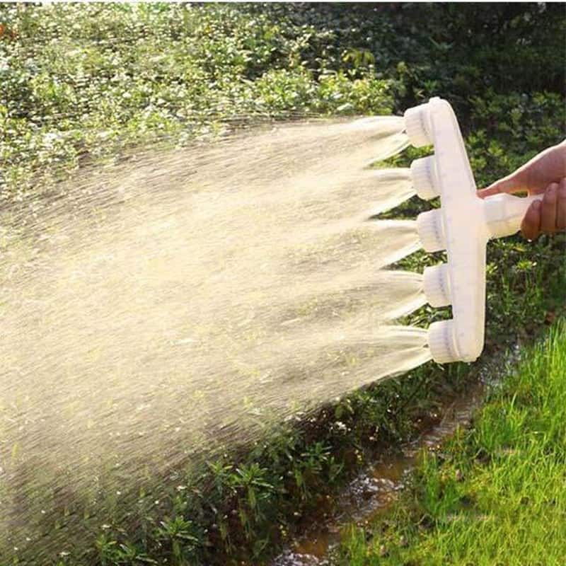 AQUA MIST – Versatile 3/5-Head Garden Sprinkler