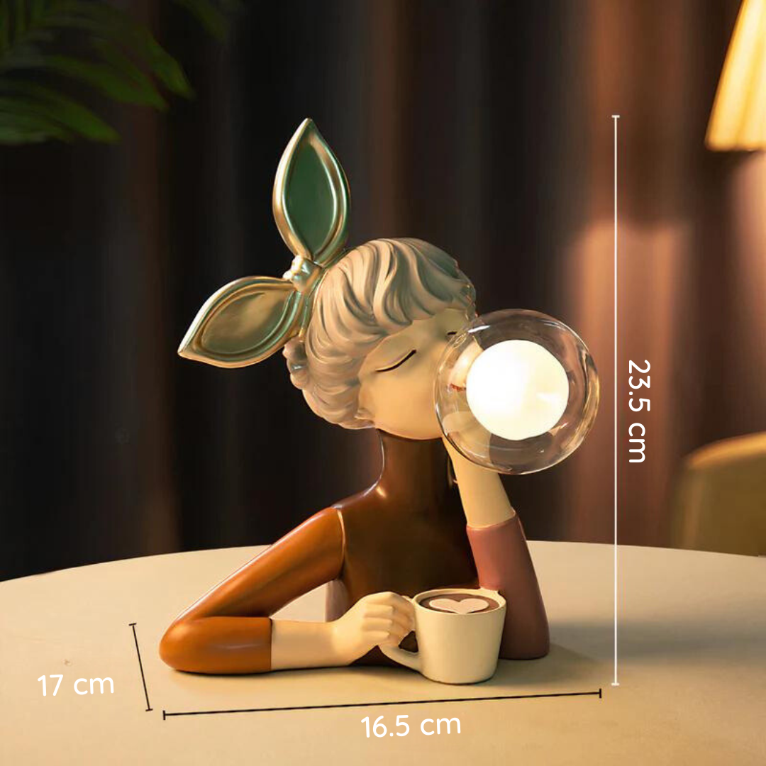 LUMINAIRE – Handcrafted Artistic Table Lamp