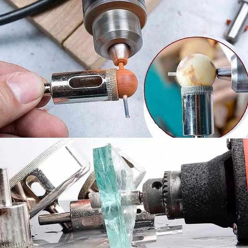 DRILLMASTER – Premium 10-Piece Diamond Hole Saw Set