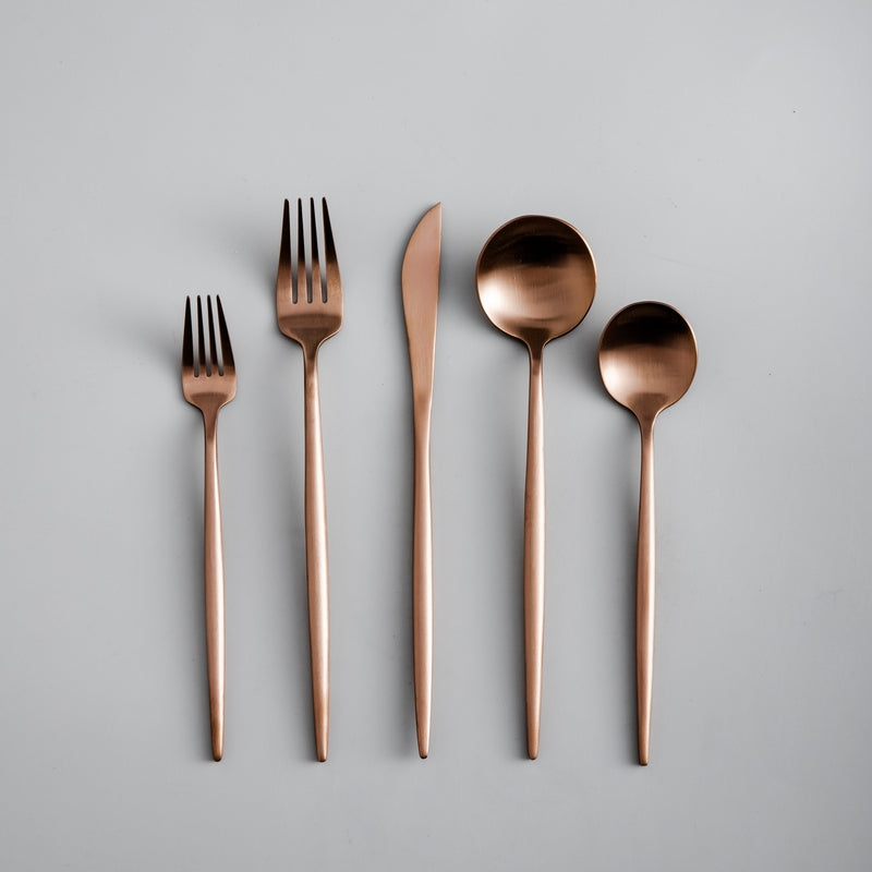 Elegant Minimalist Stainless Steel Cutlery Set