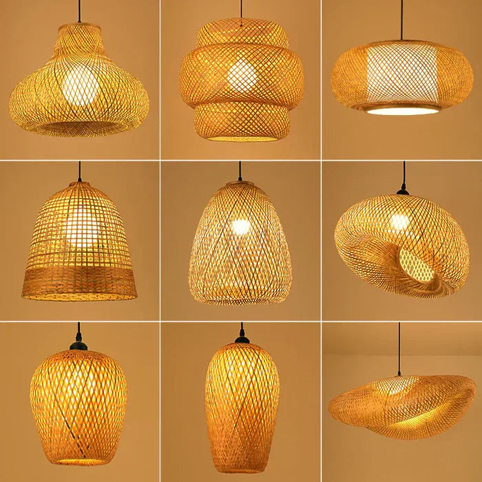 NATURA LUMINA – Handmade Rattan Pendant Lamp