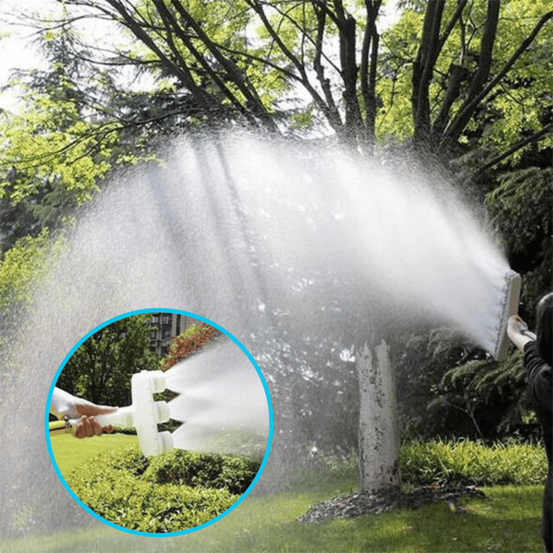 AQUA MIST – Versatile 3/5-Head Garden Sprinkler
