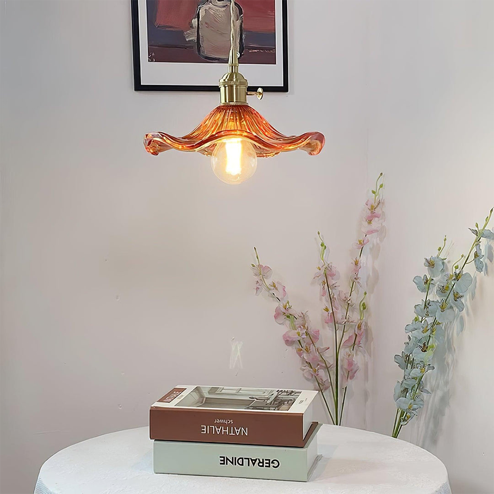 HIBISCUS GLOW – Elegant Pendant Light Fixture