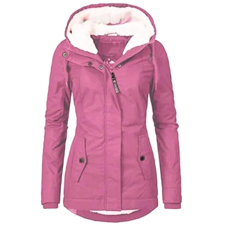 Women's Waterproof Insulated Winter Coat with Hood