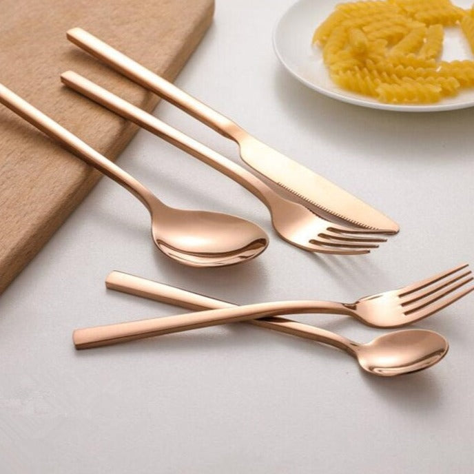 Elegant 30-Piece Modern Cutlery Set