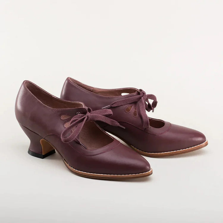 Timeless Edwardian Leather Shoes for Women