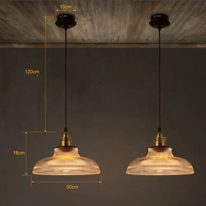 LUMINAIRE – Elegant Glass Pendant Light Fixture