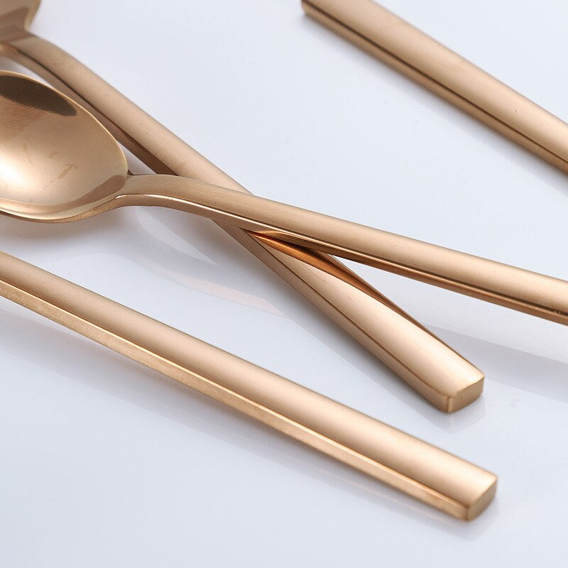 Elegant 30-Piece Modern Cutlery Set