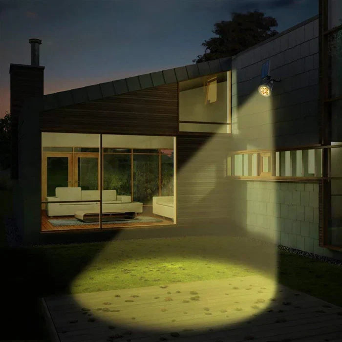 LUMINAIRE – Adjustable Solar Spotlights for Outdoor Illumination