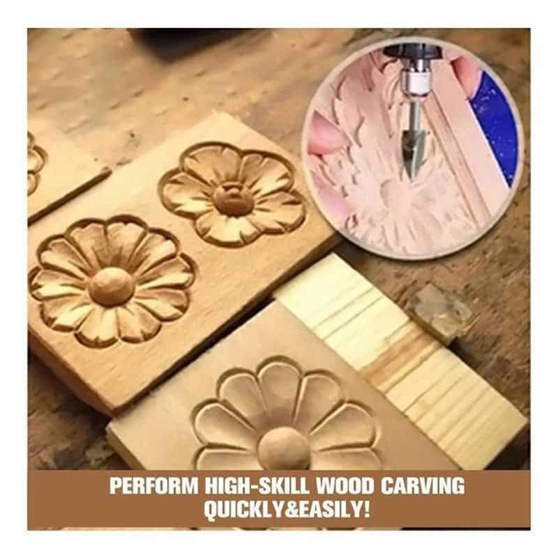 WOODCRAFT PRO – Premium Wood Carving Drill Bit Set