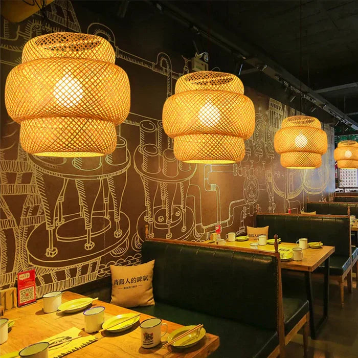 NATURA LUMINA – Handmade Rattan Pendant Lamp