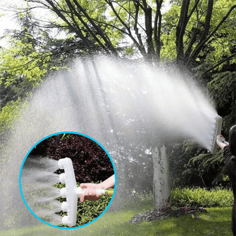 AQUA MIST – Versatile 3/5-Head Garden Sprinkler