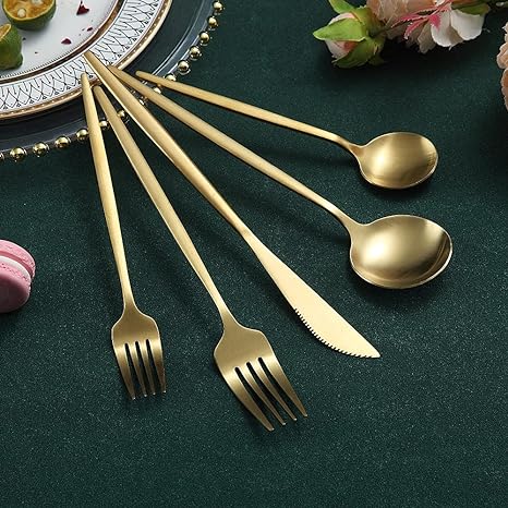 Elegant Minimalist Stainless Steel Cutlery Set