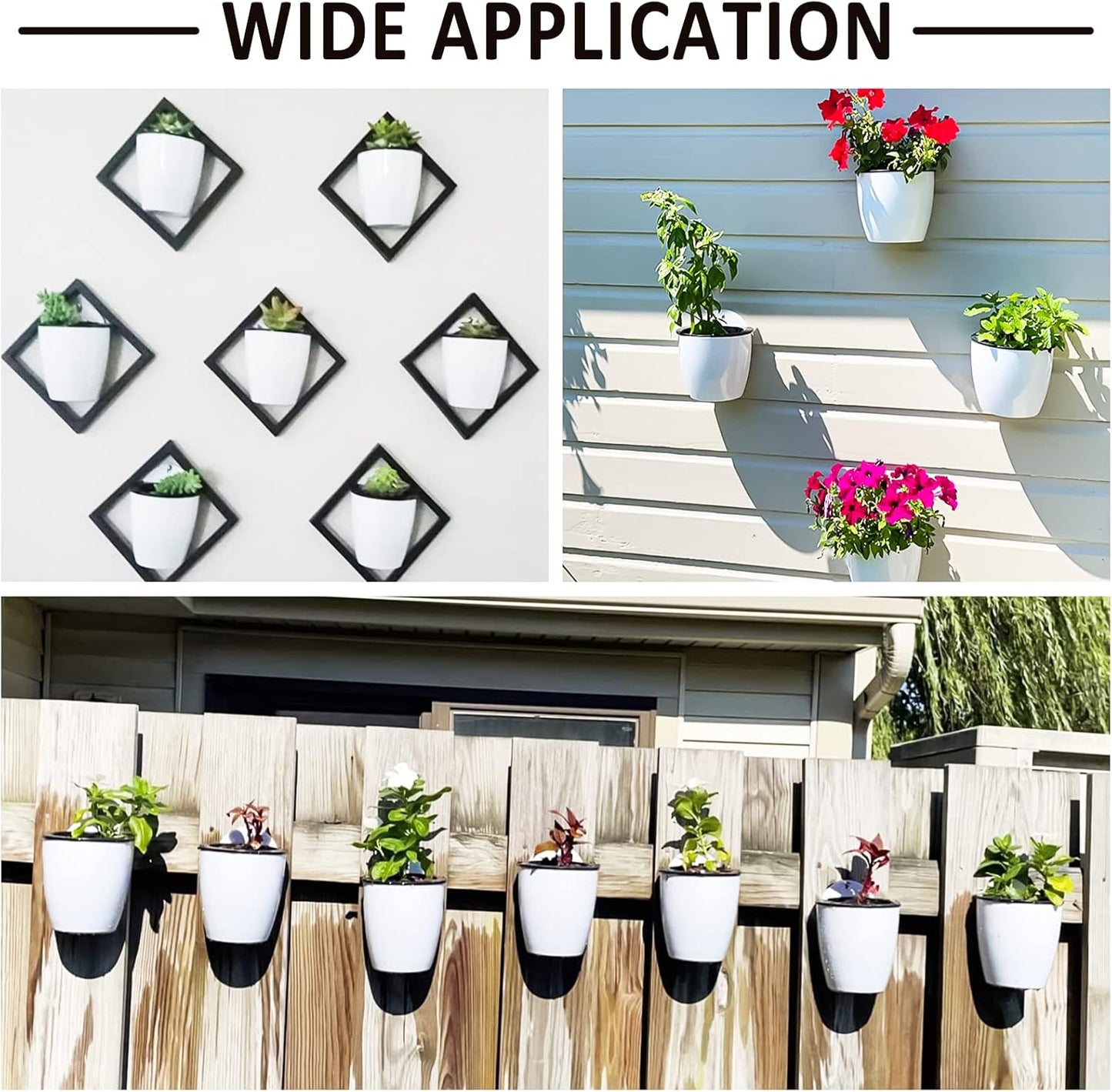 Effortless Self-Watering Wall-Mounted Plant Pot
