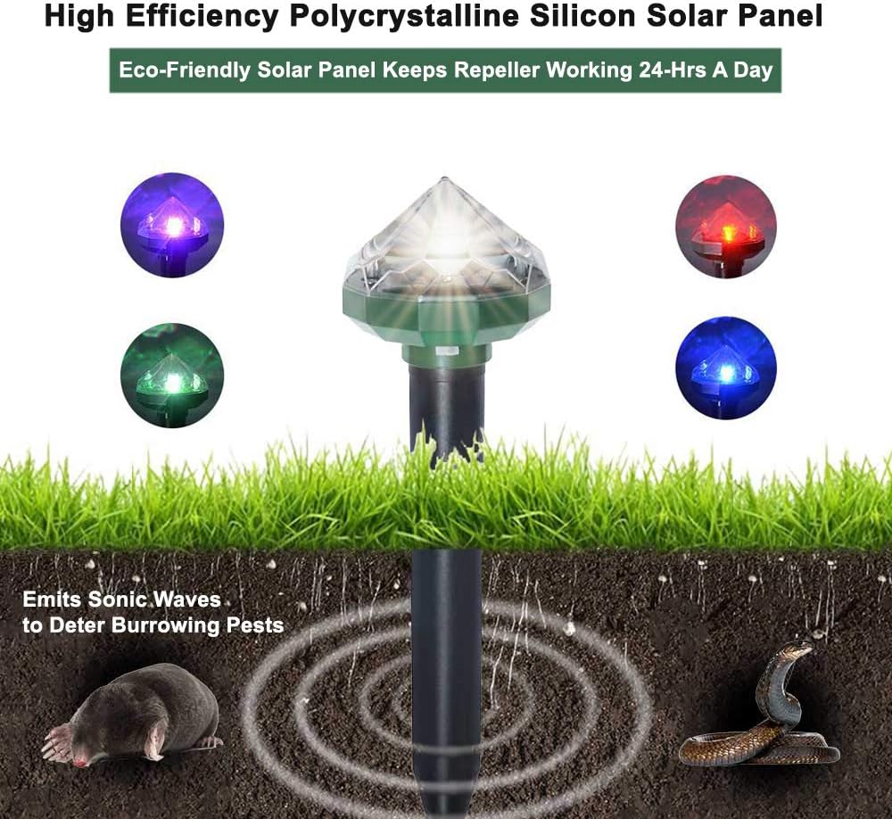 Eco-Friendly Solar Animal Repeller for Gardens