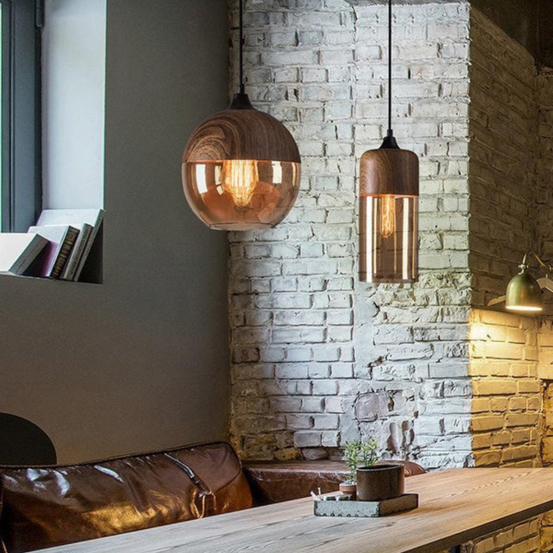 LUMINAIRE – Elegant Scandinavian Wooden Ceiling Light