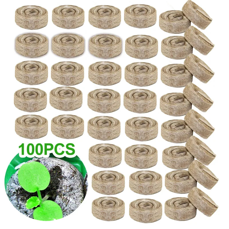 Eco-Friendly Coconut Fiber Seedling Pellets