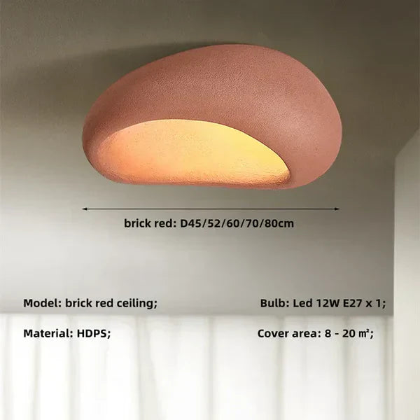 LUMINAIRE – Serene Wabi-Sabi Ceiling Light