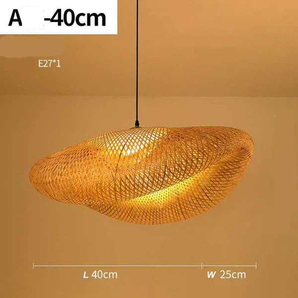 NATURA LUMINA – Handmade Rattan Pendant Lamp