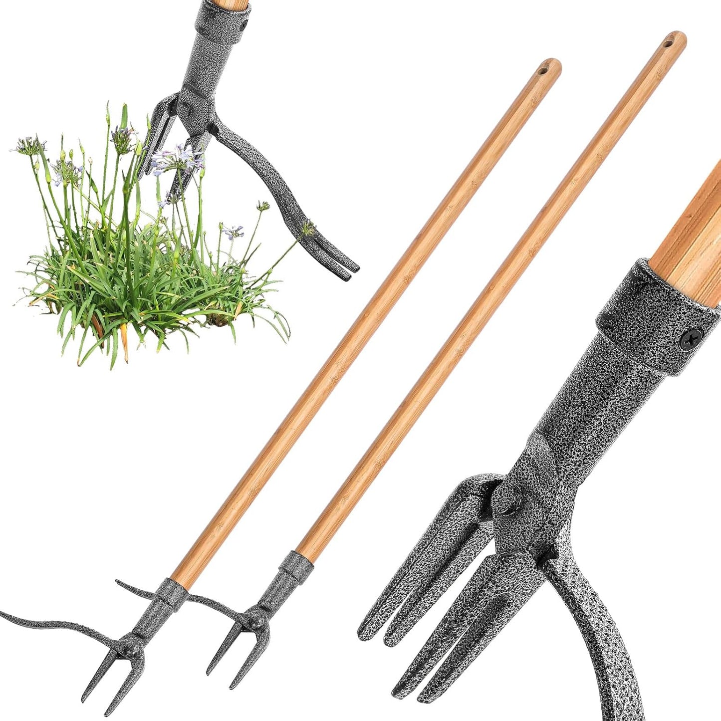 Effortless 4-Claw Weed Puller Tool