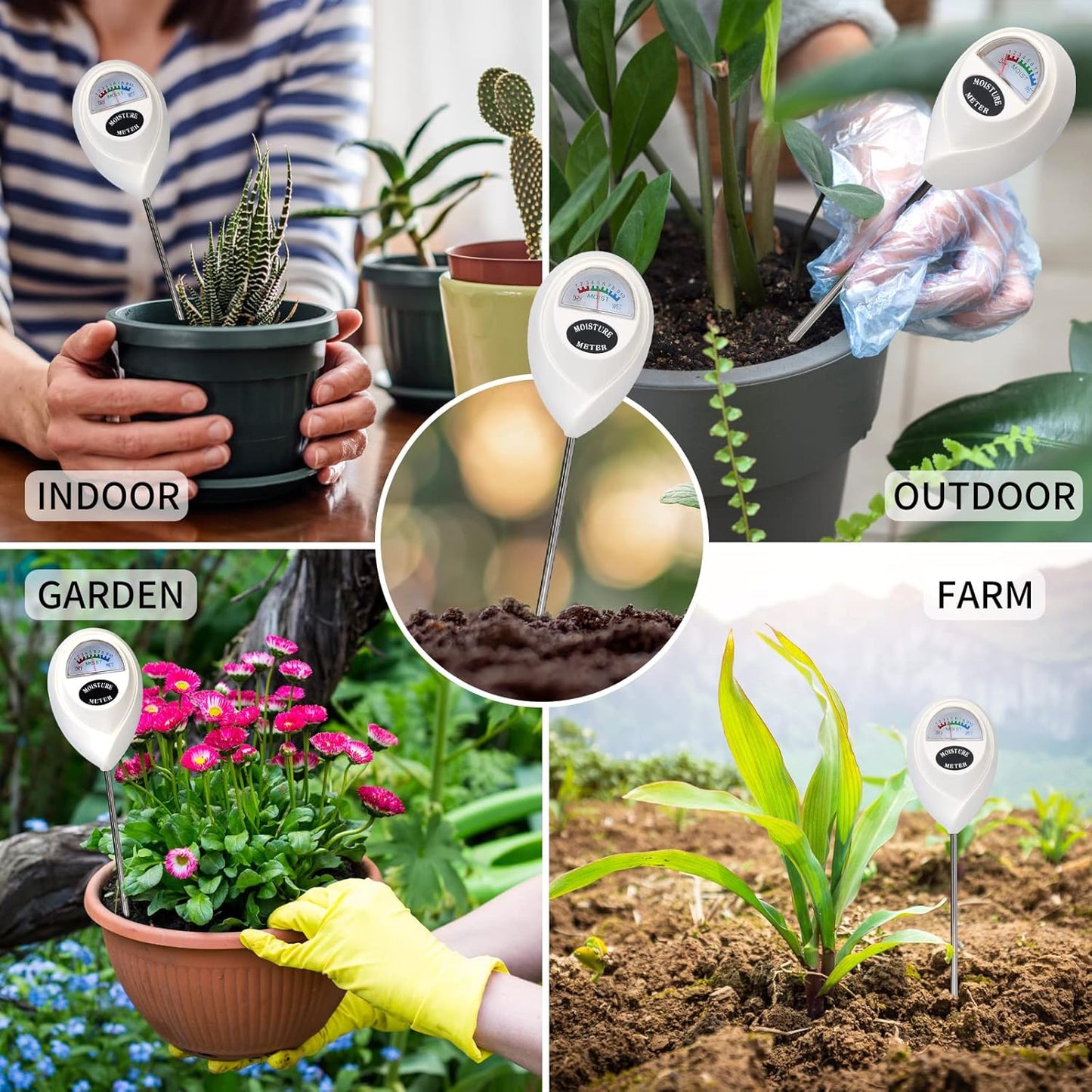 Accurate Soil Moisture Meter for Plants