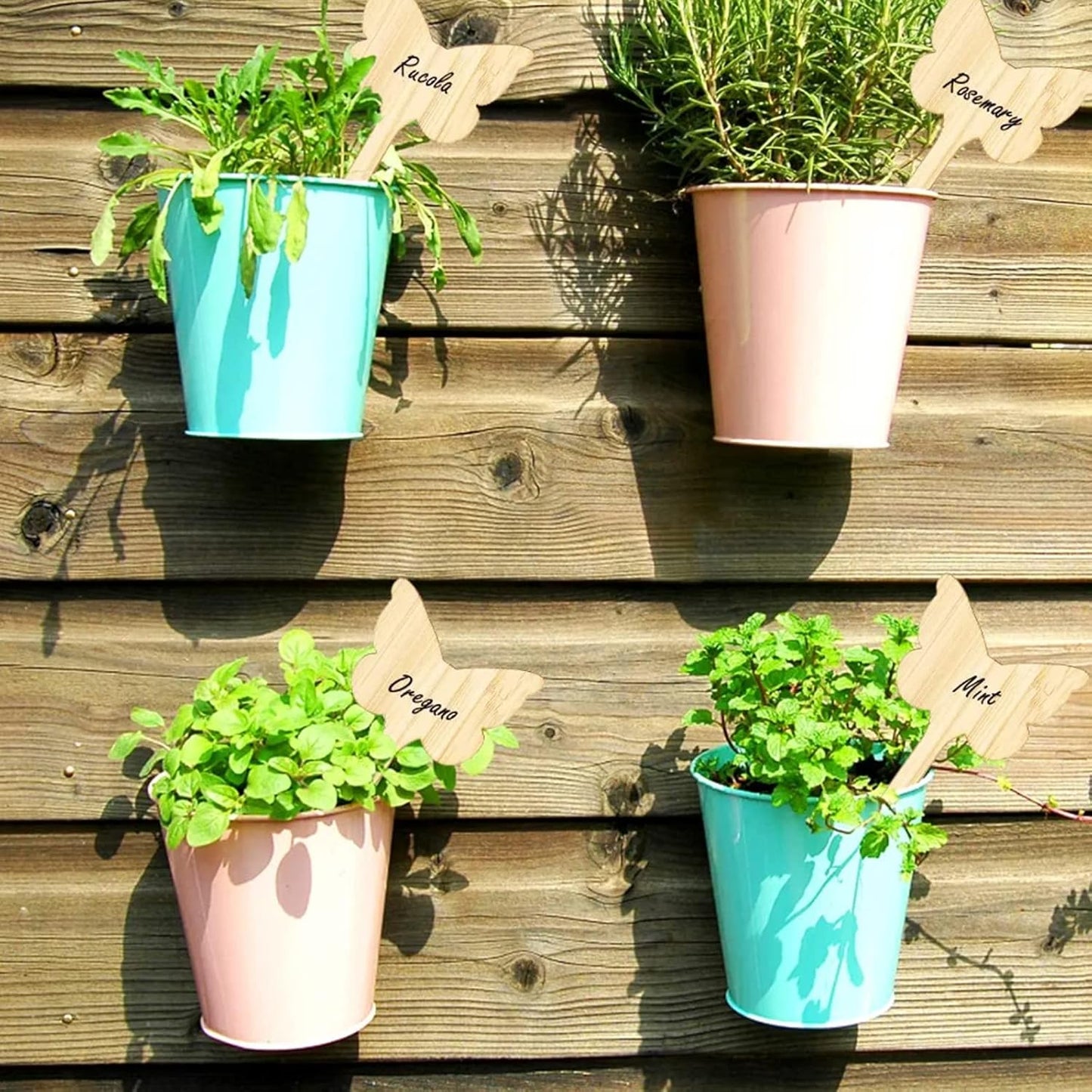 Reusable Wooden Plant Labels for Garden