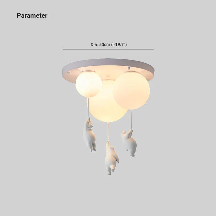 LUMIBEAR – Whimsical Bear and Balloon Pendant Lamp