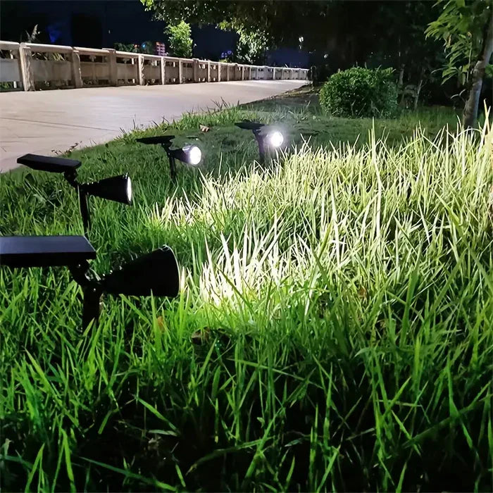 LUMINAIRE – Adjustable Solar Spotlights for Outdoor Illumination