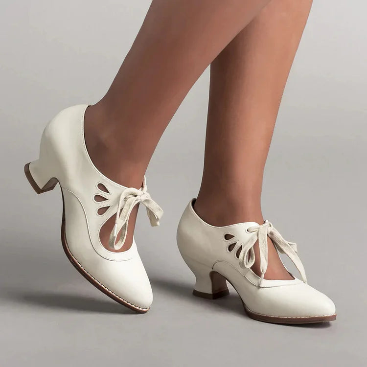 Timeless Edwardian Leather Shoes for Women