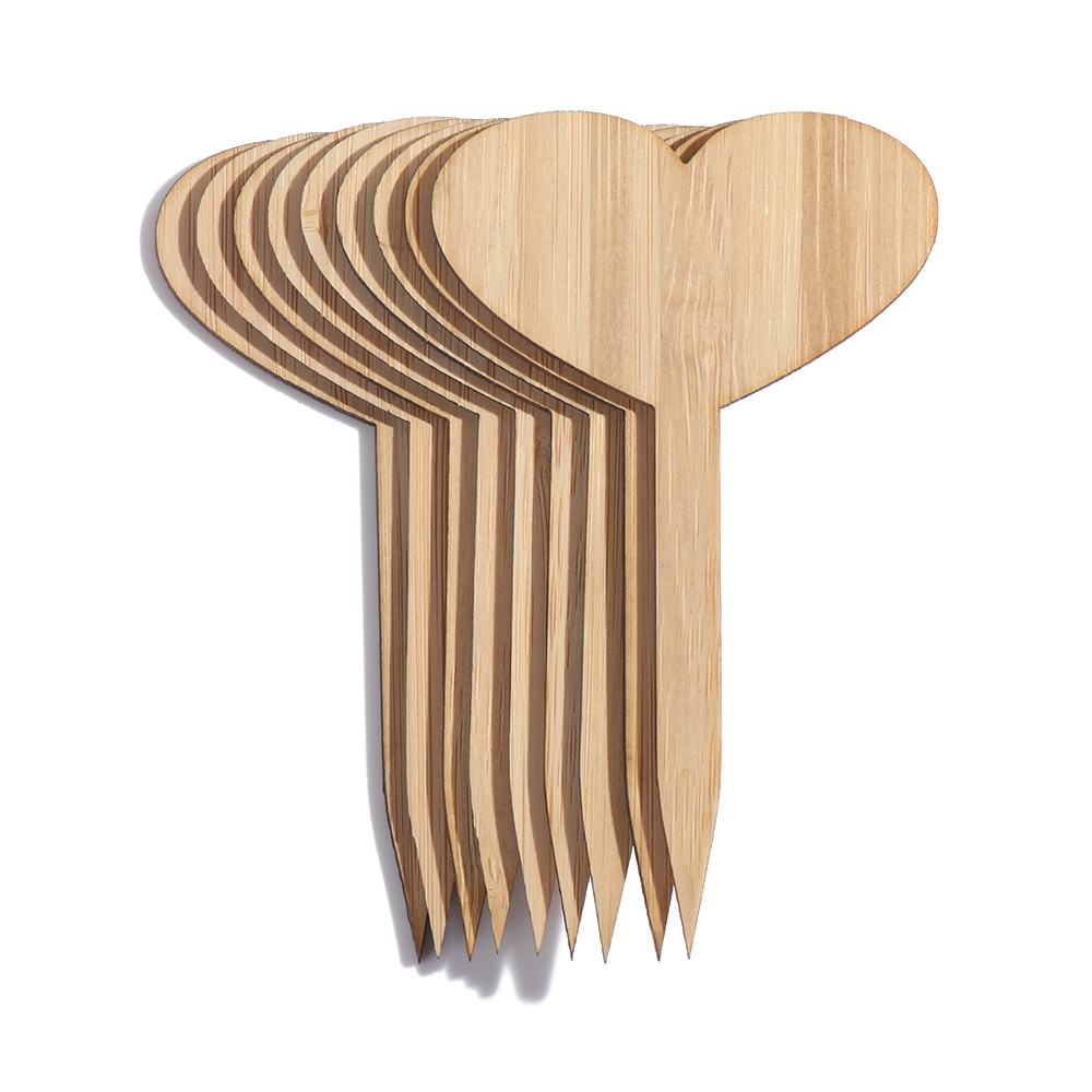 Reusable Wooden Plant Labels for Garden