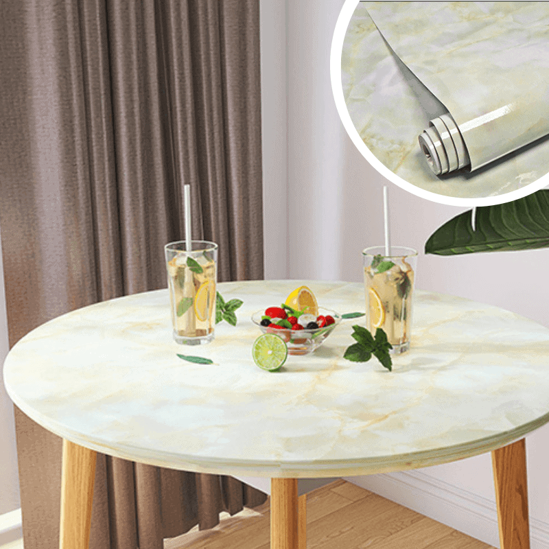 MARBLELUX – Elegant Waterproof Adhesive Film for Home Makeovers