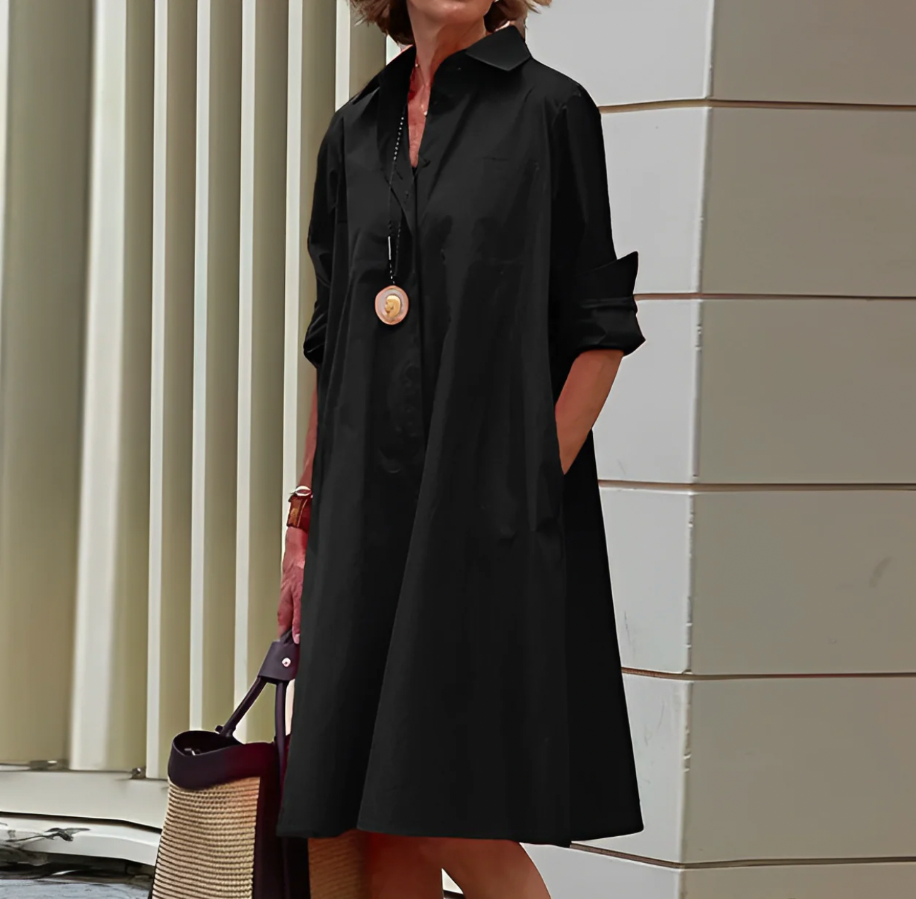 Sporty-Elegant Polo Dress for Casual Outings