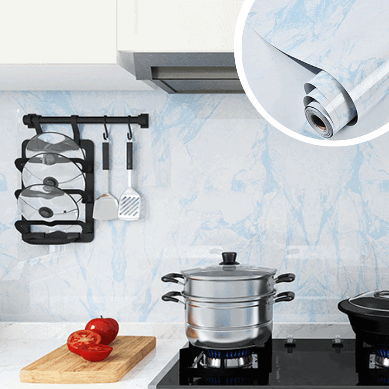 MARBLELUX – Elegant Waterproof Adhesive Film for Home Makeovers
