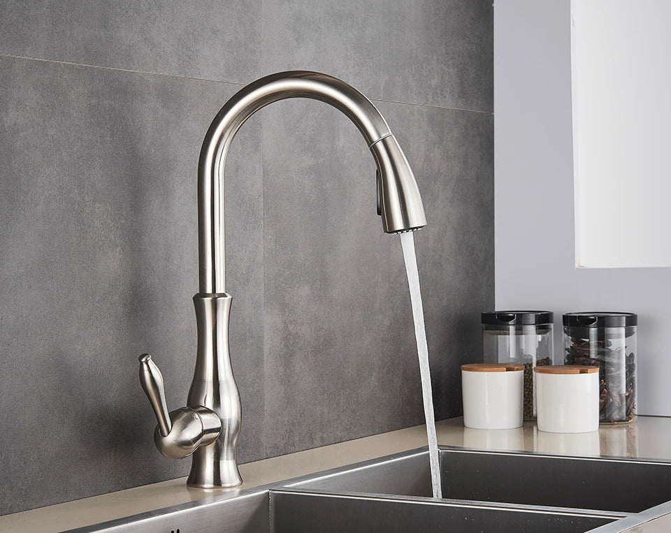 Elegant Retractable Kitchen Faucet for Modern Homes