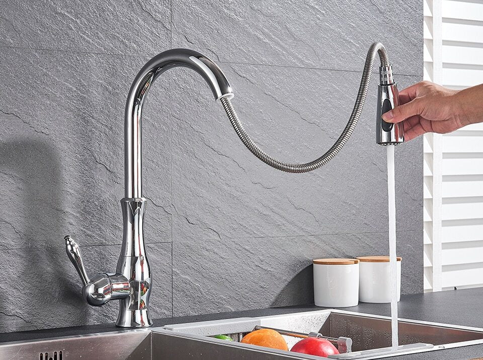 Elegant Retractable Kitchen Faucet for Modern Homes